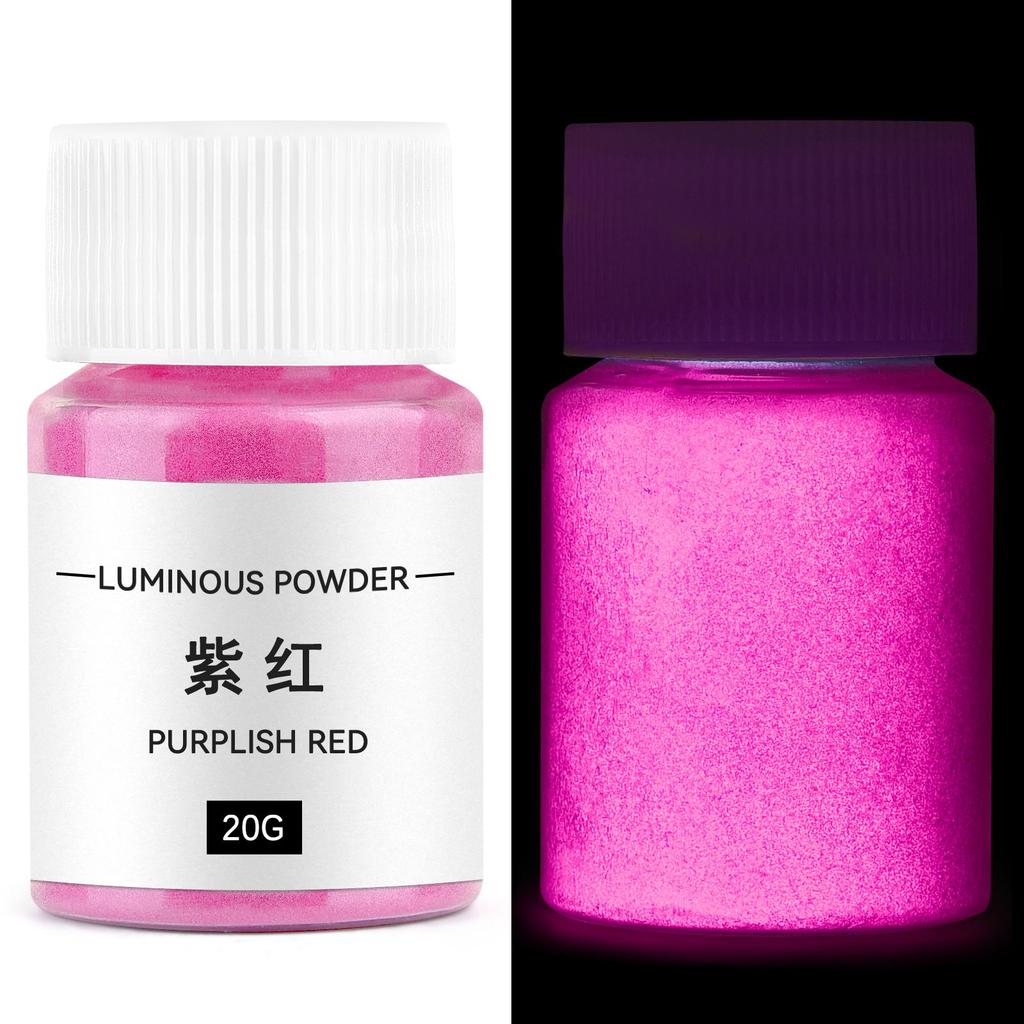 20g Langanhaltende Kerze Leuchtpulver Ungiftige Leuchtende Fluoreszierende Pigmente DIY Glitzerkerze Nagel Farbe Herstellungsmaterial