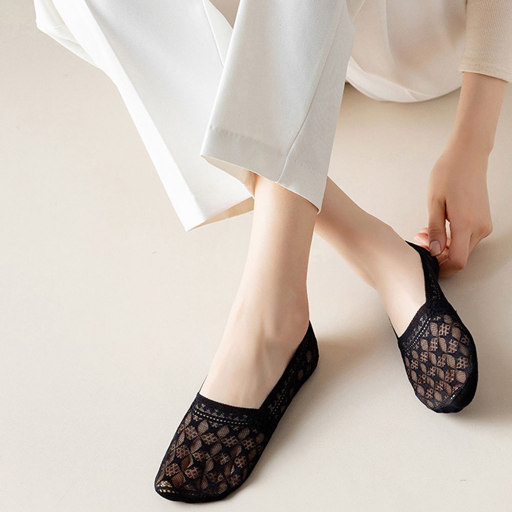 

For Girls Lace No Trace Hosiery Korean Boat Socks Summer Sock Slippers Women Invisible Socks