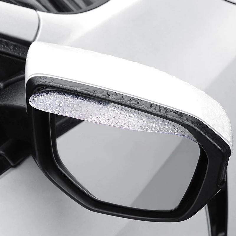 Autoaufkleber Tesla 2 Stück Auto-Rückspiegel-Regenaugenbraue Regenschutz Für Tesla Model 3 Y S X 2021 Roadster Cybertruck Juguete Sp