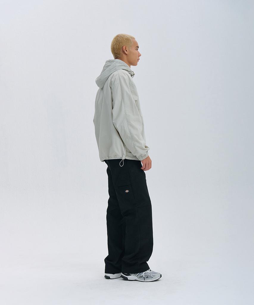 Ninez Hidden Placket Hooded Anorak (2 Colors)