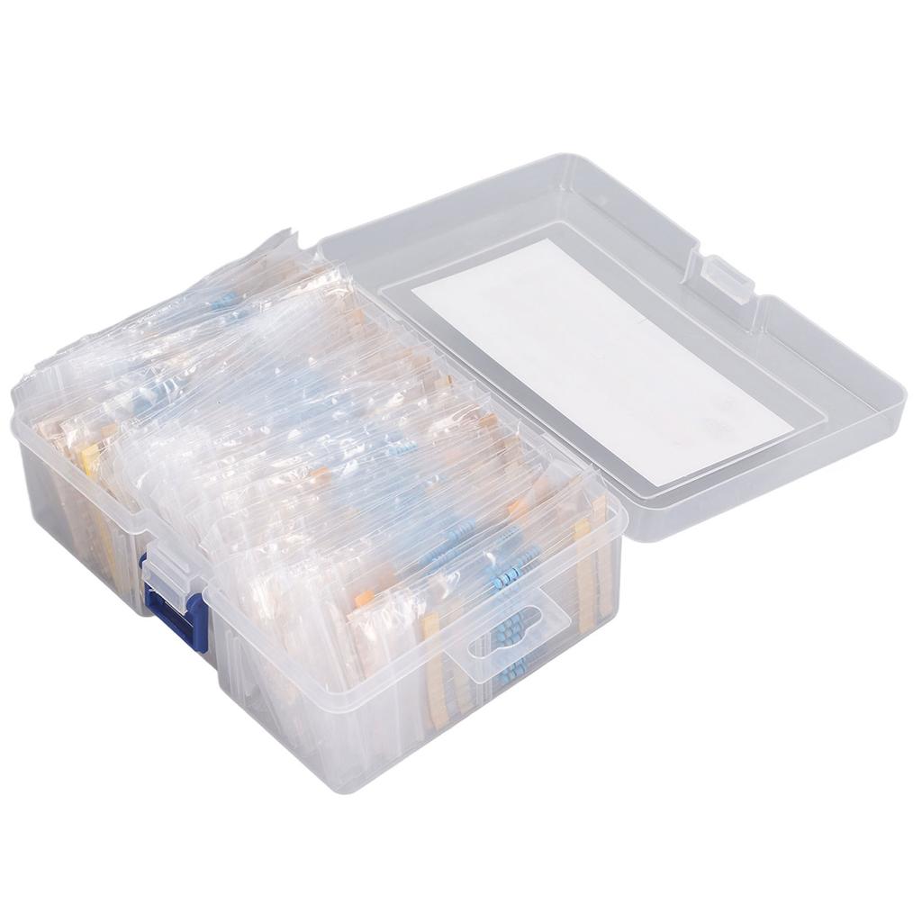860PCS Metal Film Resistors 86 Values 0.5W 0.1R Ohm  to 10M Ohm  Electrical Resistors Set