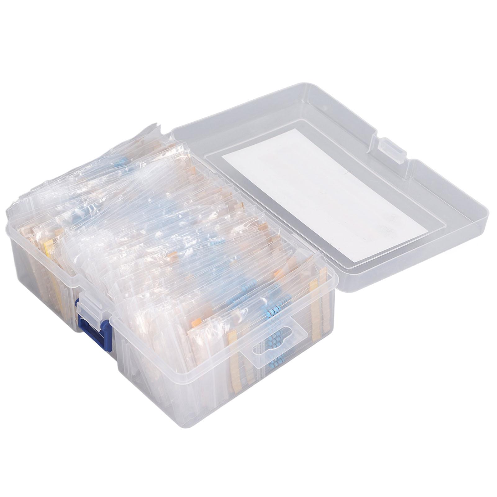 

860PCS Metal Film Resistors 86 Values 0.5W 0.1R Ohm to 10M Ohm Electrical Resistors Set