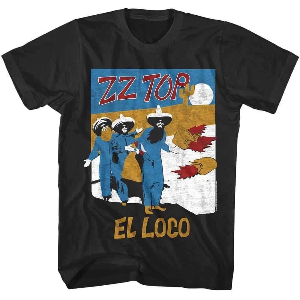 ZZ Top El Loco Poster Men s T Shirt 2XL