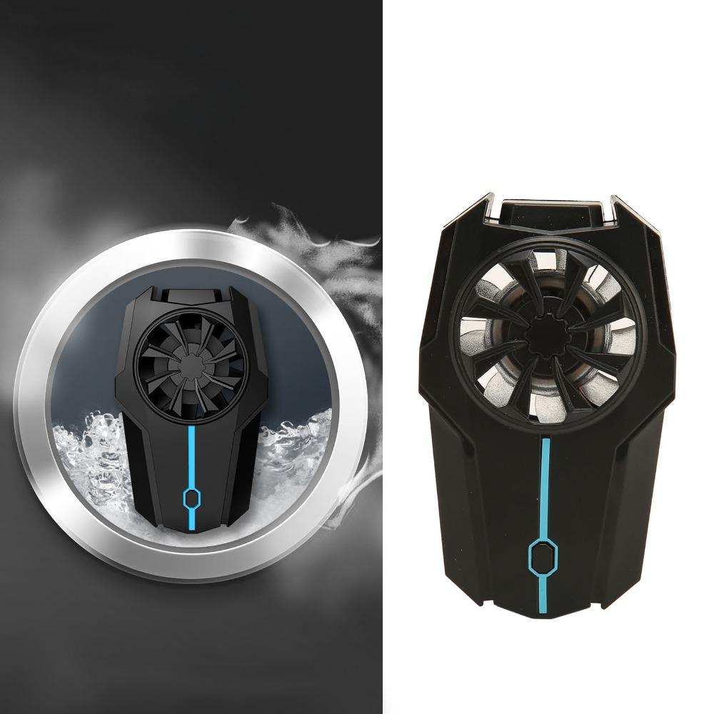 RGB Light Phone Cooling Fan Fast Cooling Phone Gaming Cooler  for Gaming Live Streams