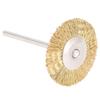 T shaped Nail Drill Bit Cleaning Brush Brass Wire Grinding Head Cleaner Brush Manicure Tool