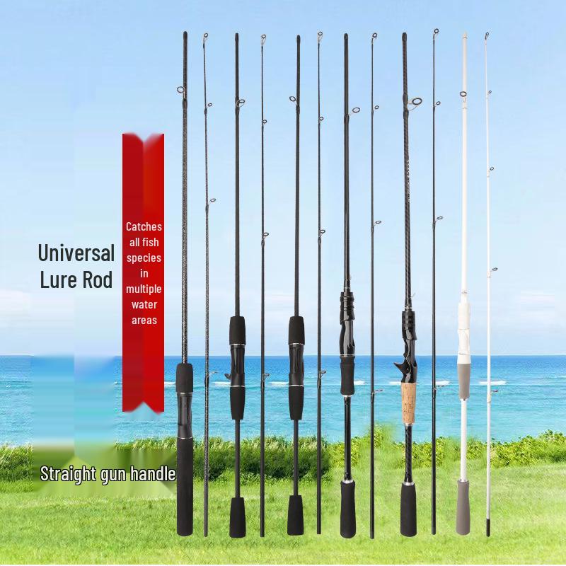 Custom Fiberglass Long Cast Lure Rod Set