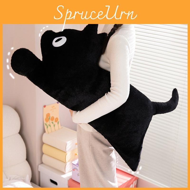 Plüsch-Katzenkissen für Sofa und Bett mit Beinunterstützung und Cartoon-Design für Wohnkomfort