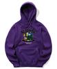 Duo Friends Ver.2 Graphic Hoodie - Purple