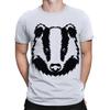 Badger Animal Face Ani Mates Funny Novelty Mens Womens TShirts Tee Top TA38
