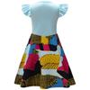 Halloween Night Horror Sally And Jack Cosplay Big Boy Flying Sleeve Dress + Bag