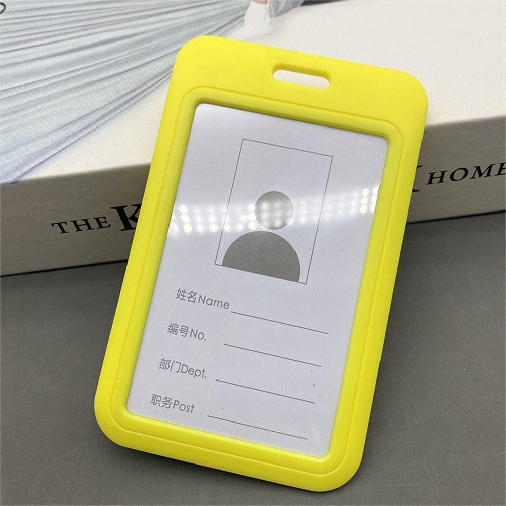 Credit Card Sliding Cover Work Card Badge Holder Name Badge Holder Bus Card Sleeve ID Card Holders