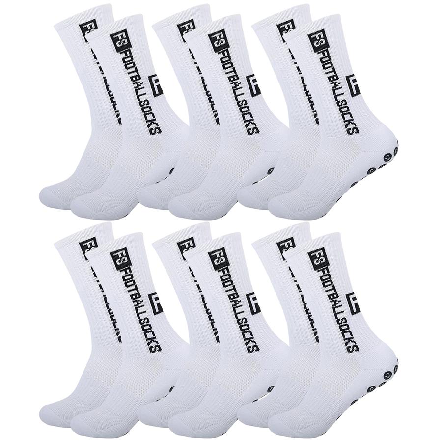6Pairs Non Slip Grip Socks for Men Women Football Basketball Baseball Rugby Soccer Cycling Running Hiking Tennis Skateboard