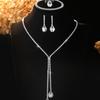 European Style Rhinestone Necklace: Elegant & Fashionable Jewelry for Women