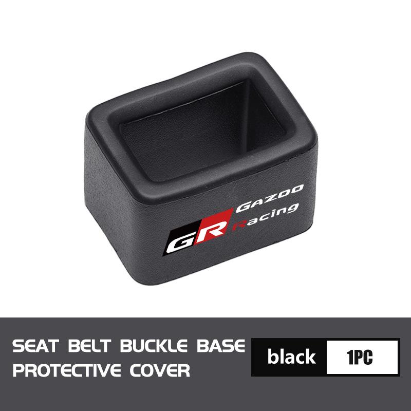 For Toyota Car Seat Safety Belt Buckle Base Clip Protection Cover Crown GR Corolla YARIS Auris C-HR Hilux Vios Prius