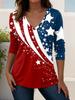 Retro Women's T-shirt, Summer 3D Printed Casual Trendy Women's Clothing