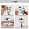 Eyelash Curler Refills Hypoallergenic Soft Rubber Pad For Universal Eyelash Curler With Storage Box Salon-Grade Anti-Slip Design