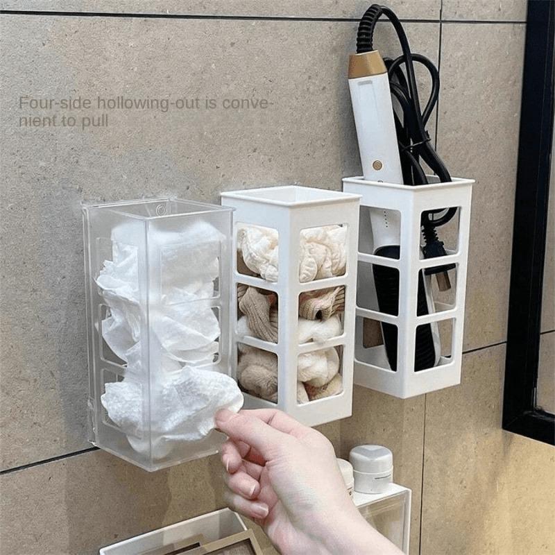 Hair Tool Organizer Wall Mounted Brushes Holder Punch-free Curling Iron Shelf Hair Straightener Storage Rack Bathroom Shelves