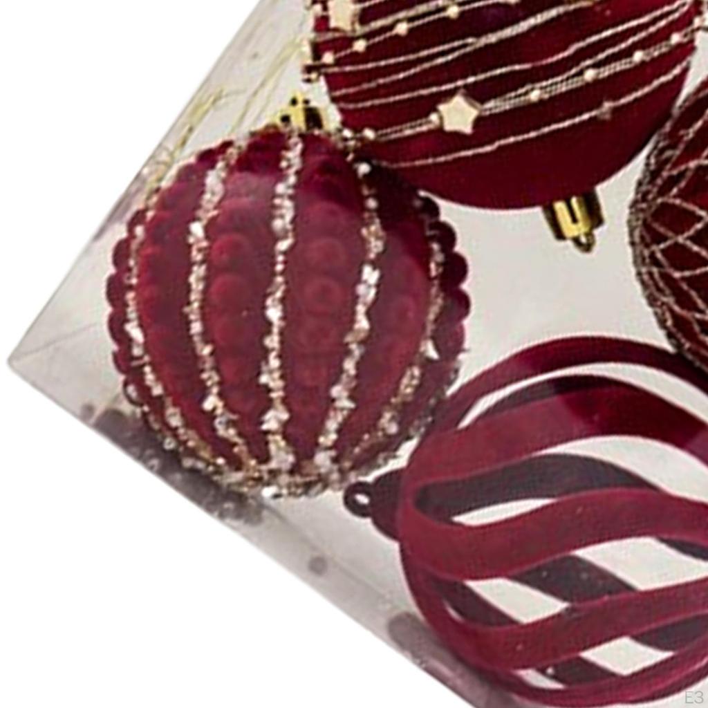 4 Pack Christmas Tree Baubles for Holiday Celebrations And Events