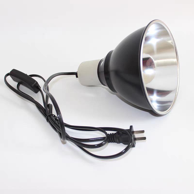 In-Stock UVB/UVA High-Reflectivity Reptile Heat Lamp Cover - Heat-Resistant, Deep Bucket for Tortoises