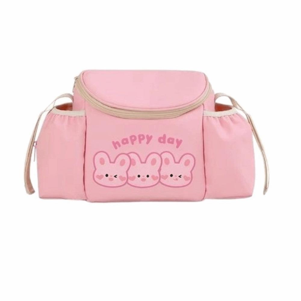 

PU Leather Bicycle Handlebar Bag Large Capacity Riding Front Handle Hanging Bag Stroller