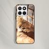 For Honor X8c Case Cover Tempered Glass Case Hard Coque Bumper Case For Honor X8C HonorX8c X 8 C Fundas Protect Cartoon Cover
