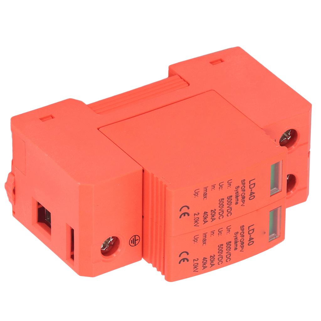 PV Surge Protection Device Photovoltaic Circuit Breaker Protector 2P 20‑40KA DC 500V