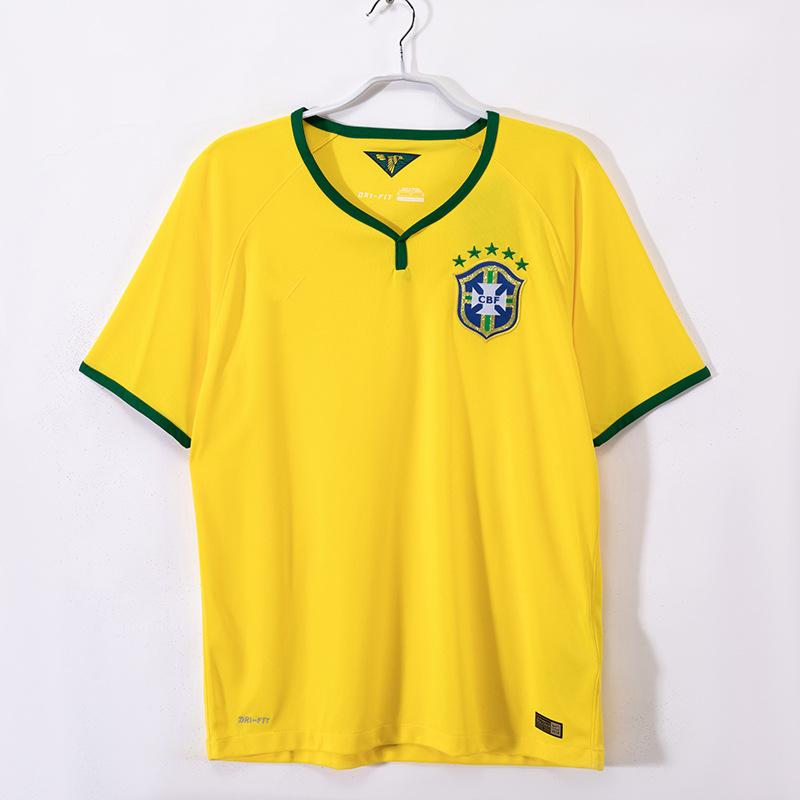 Brazilian Retro Classic Multi-Season Jersey Fan Version Short-Sleeved Home Football Jersey