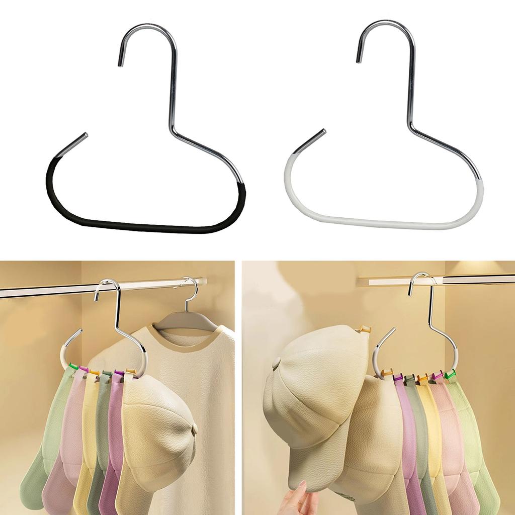 Open Rings Design Hanger Scarf Hangers Non Slip Belt Organizer for Wardrobe Storage of Scarves Ties Hats and Bags