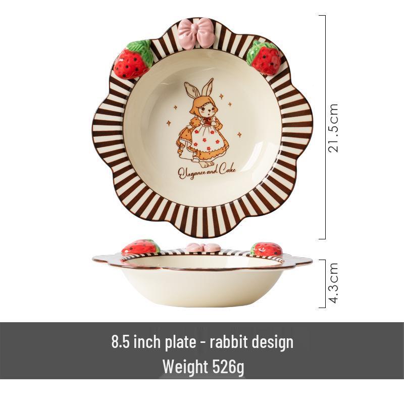 Sophie Rabbit Wedding Gift Tableware Set: Bowl, Plate, Dish for Bride's Engagement or Housewarming