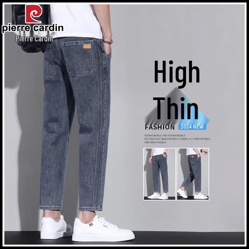 Pierre Cardin Men s Slim Straight-Leg Cropped Jeans 29
