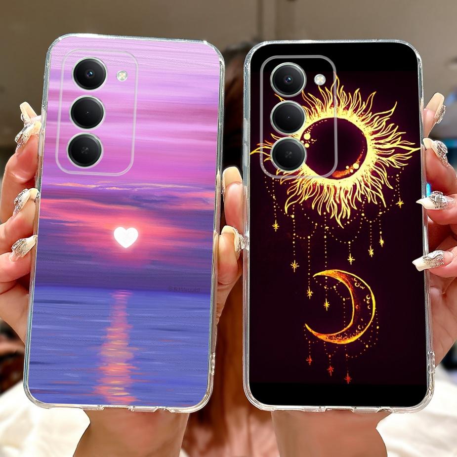 For Xiaomi Redmi 15 5G Case Cute Cat Luxury Painted Cover 6.9'' Soft Slim Phone Case For Xiaomi Redmi 15 Redmi15 4G Fundas Coque