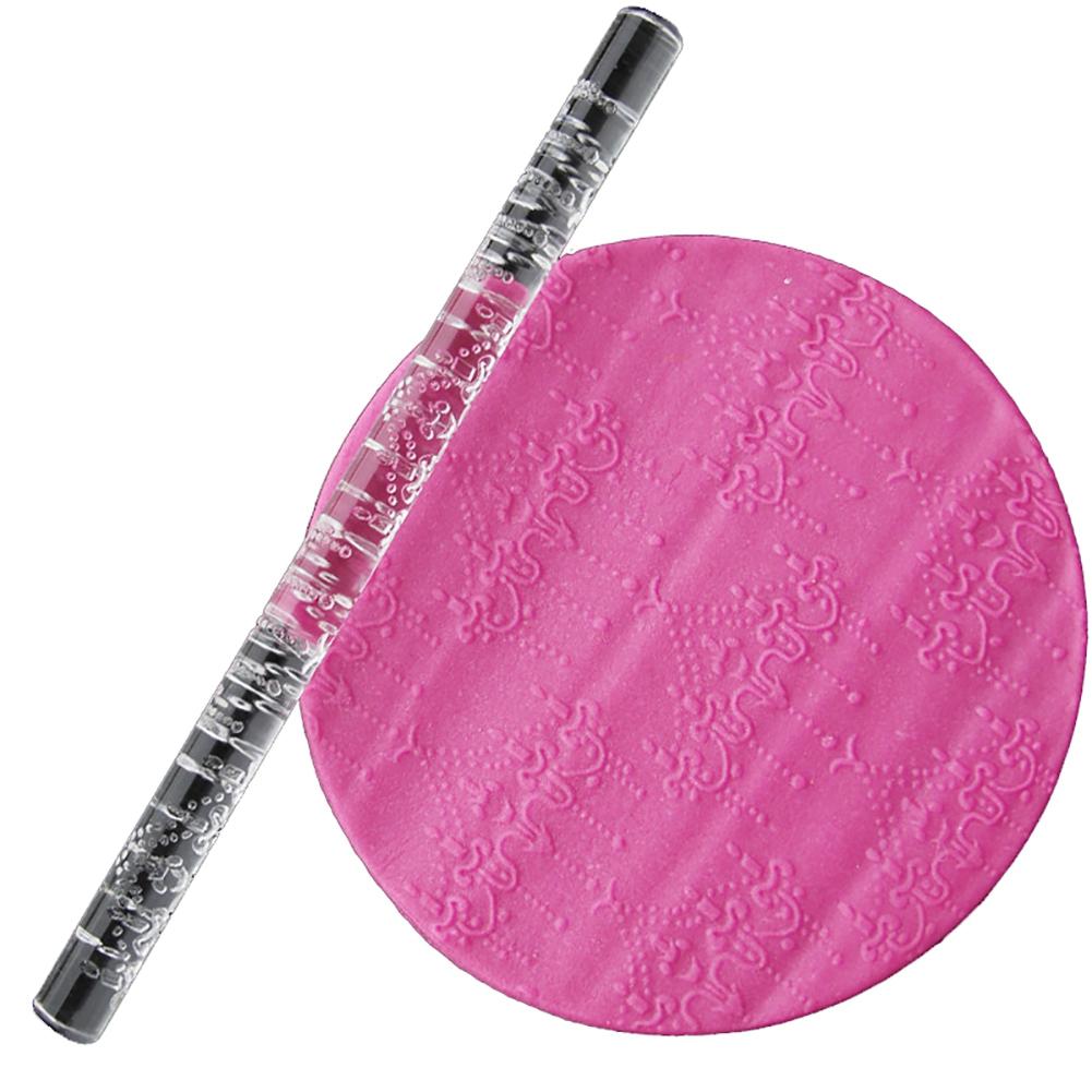 High Quality Acrylic Rolling Pin Pastry Rolling Pin Fondant Plasticine Roller DIY Cake 28#