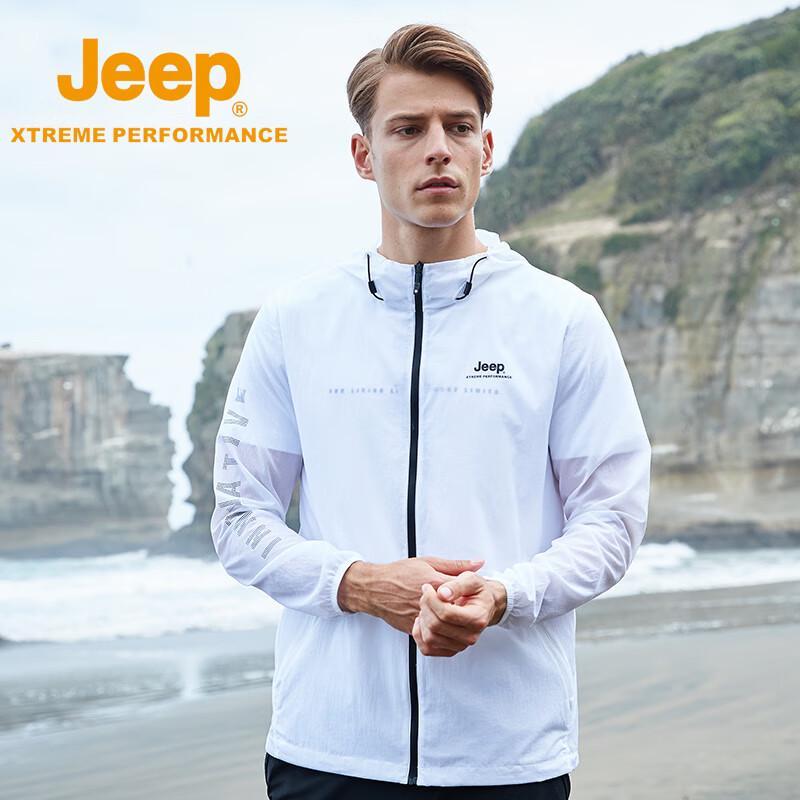 JEEP Men s Lightweight Windbreaker M