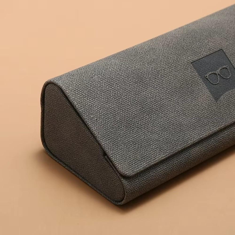 Glasses Accessories Anti-Pressure Glasses Case Portable Lightweight Glasses Box Retro Simple Triangle Box Case Men Women