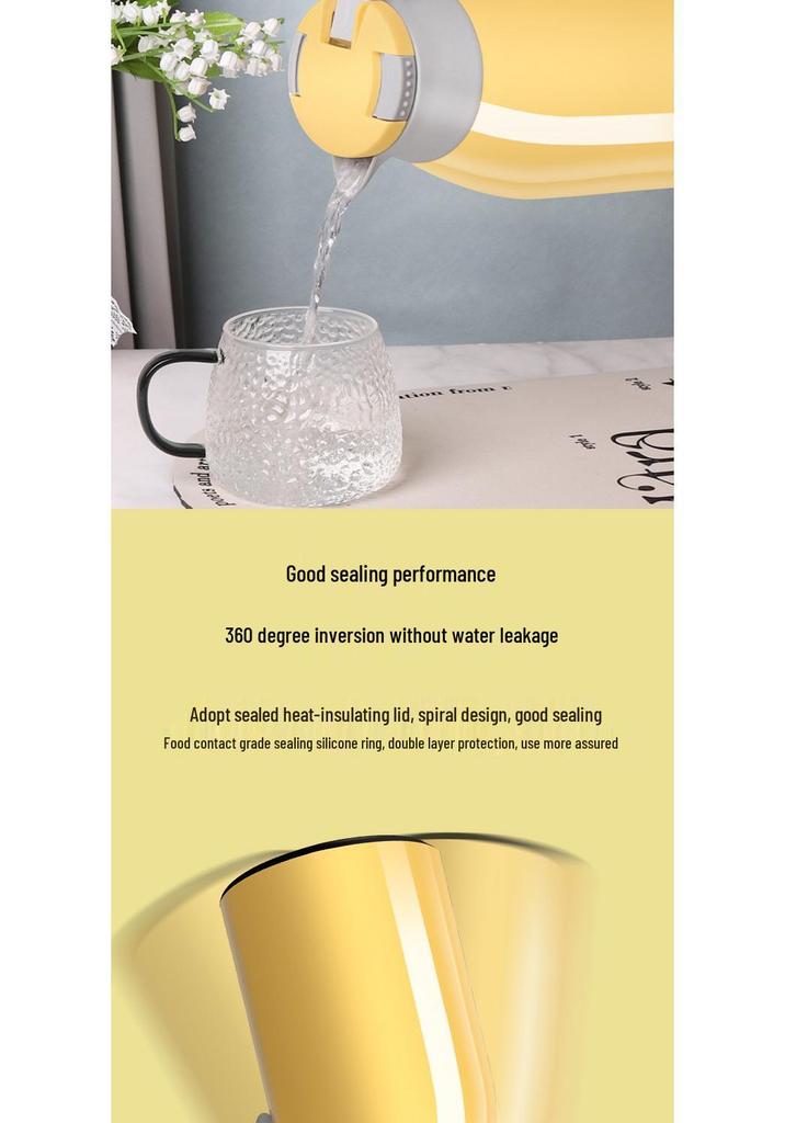 Large-Capacity Insulated Thermos Flask for Home and Dorm Use