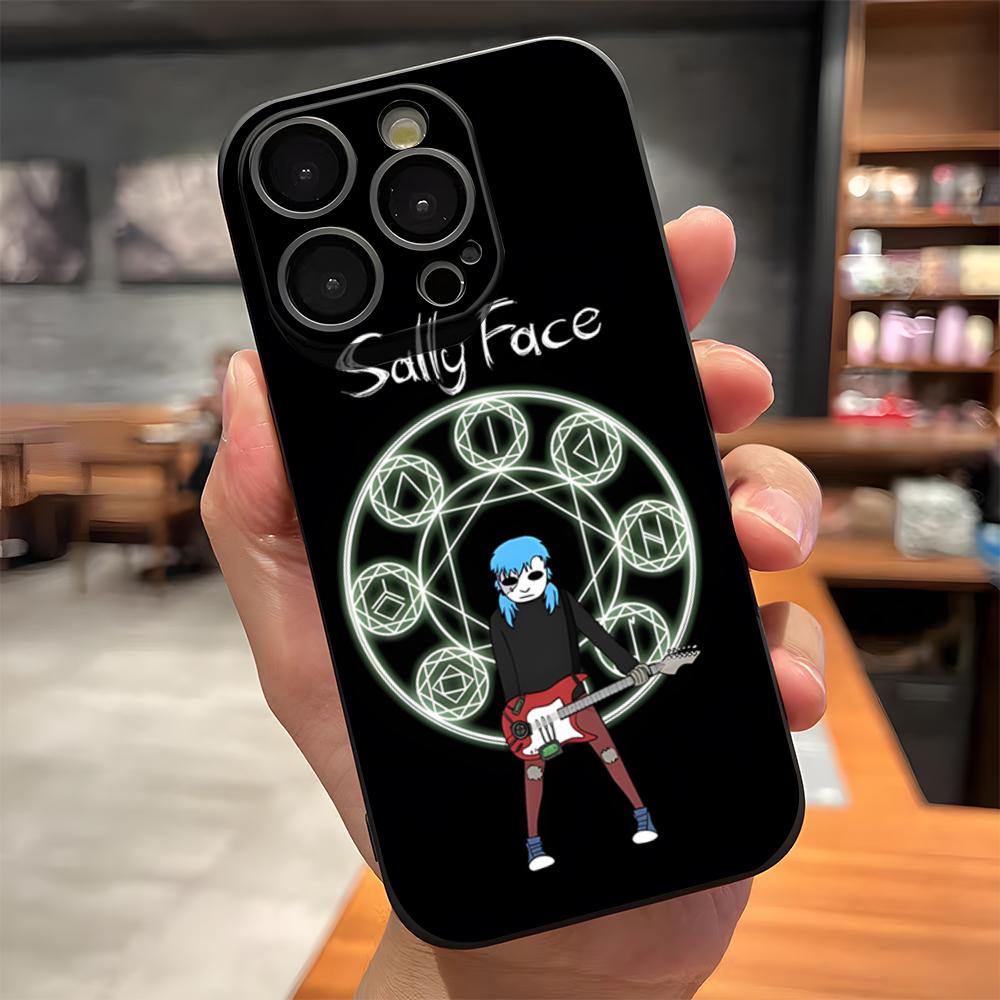 

Чехол для телефона с игрой S-Sally Face для iPhone 17 Pro Max 15 Pro 16 14 Plus 12 13 Mini 11 Pro Ударопрочный Мягкий Чехол iPhone12 ProMax