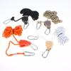 20M Extra Long Reflective Windproof Camping Rope with Adjuster Carabiner for Multi Tent Camping Sites