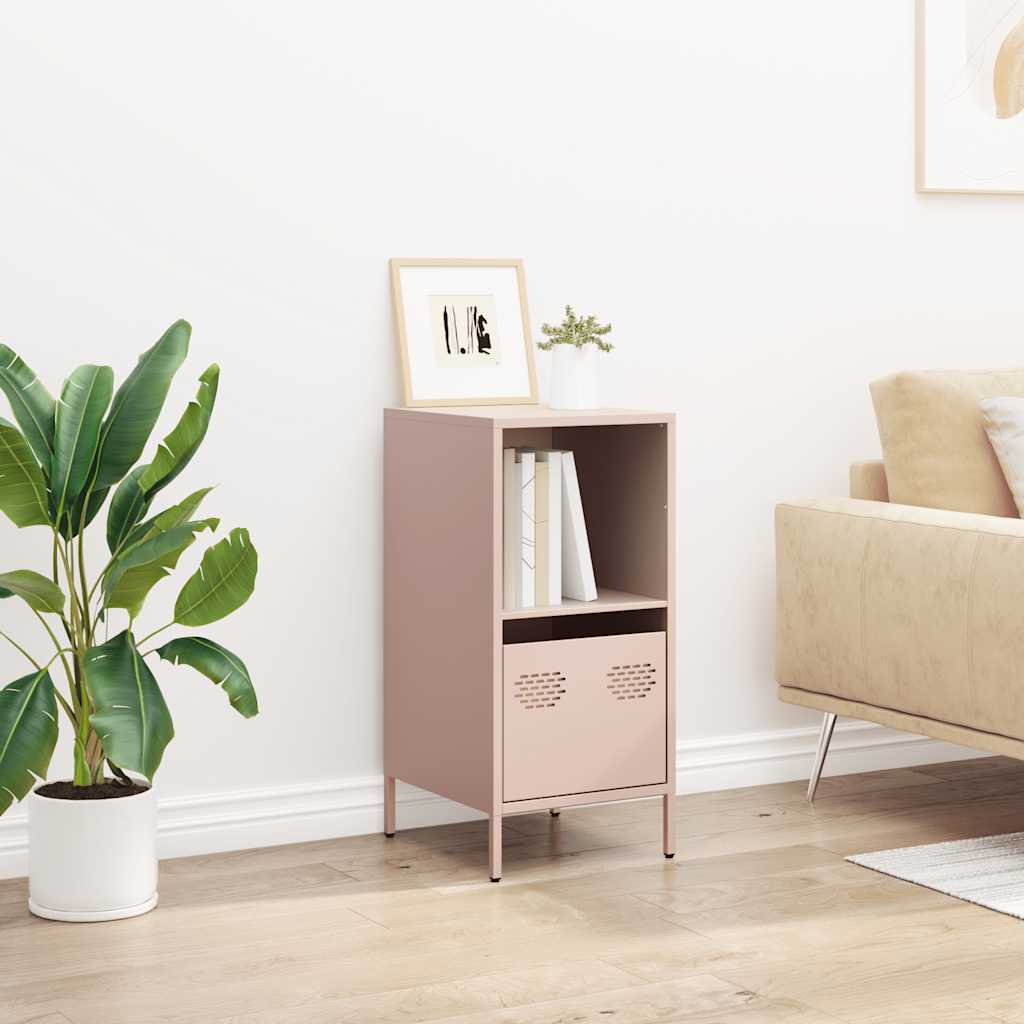 Sideboard Pink 35 x 39 x 73.5 cm Cold Rolled Steel
