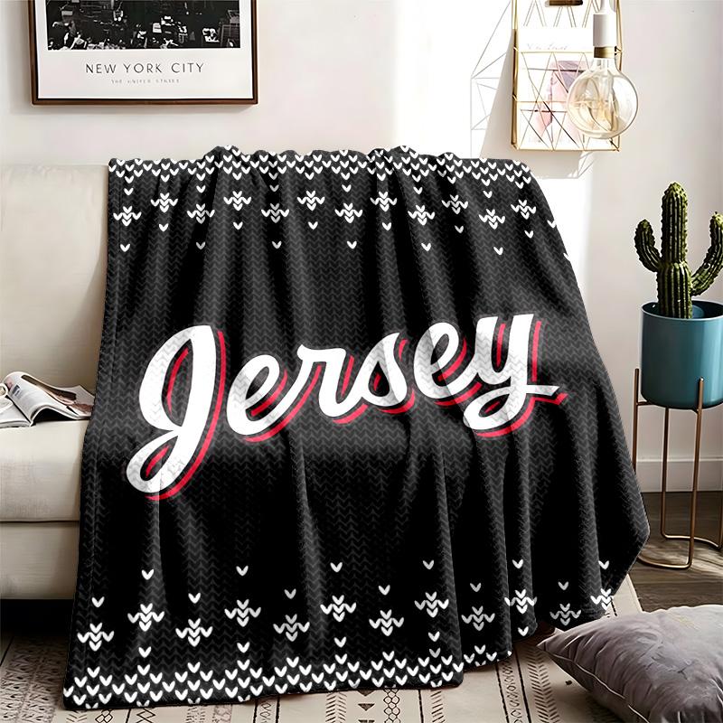 New Jersey Devils Theme Blanket Suitable For Beds Sofas And Camping Perfect For Both Men And Women Comfortable Bedding All Year Round