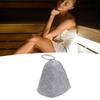 2pcs Men Sauna Hat Thick Absorbent Heat Insulating Breathable Sauna   Steam Bath Accessories