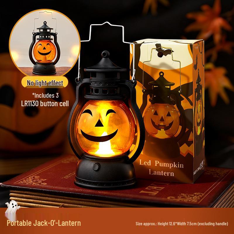 Luminous Halloween Pumpkin Lantern Decoration - Photo Prop & Gift Ornament