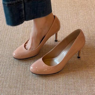 High Heels Damen Elegant Schuhe mit Absatz Mode Flach Neue Marke Pumps 2025 Herbst Neu Arbeitsschuhe Kleid Party Zapatillas De Mujer