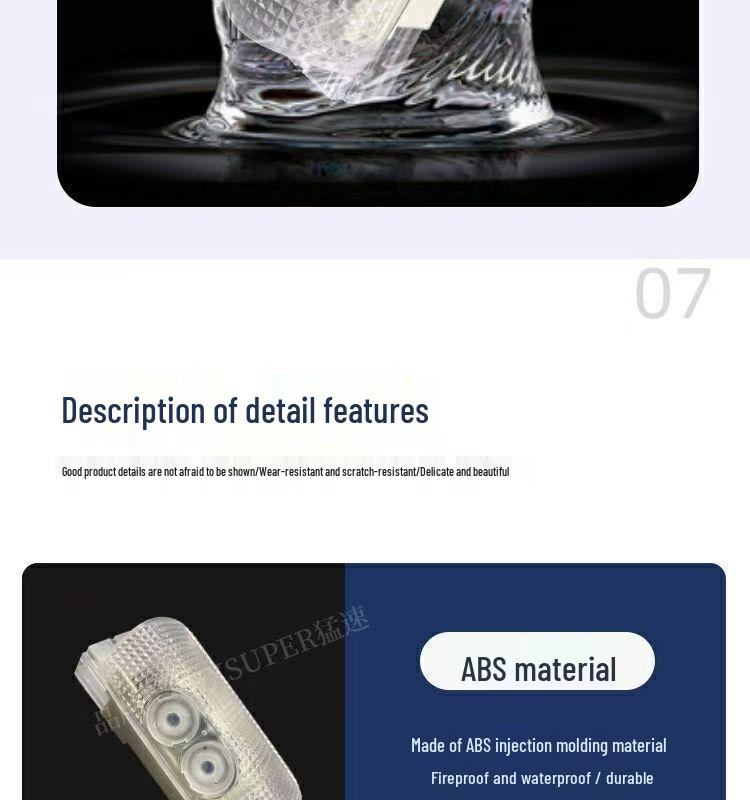 Lexus Dynamic Door Welcome Projection Lights for ES200, RX300, ES300, HUXISLS Models