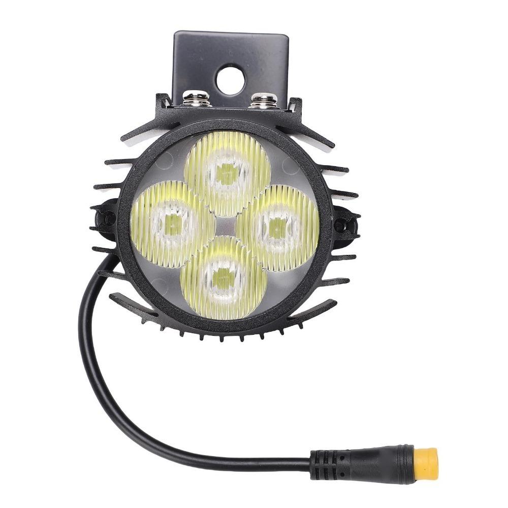 3 Pin Male Connector Electric Scooter Headlight for KukirinG2Pro/G2Max Outdoor Riding