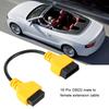 11.8in OBD2 Extension Cable 16Pin Male To Female Extend Cord Connector Diagnostic Adapter