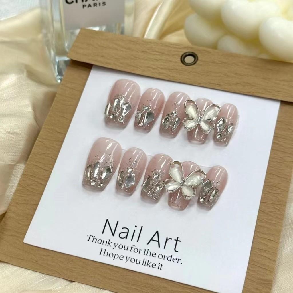 

Handmade Wear Nail Fashion Casual Simple Exquisite Classic Nail Style Patch XS