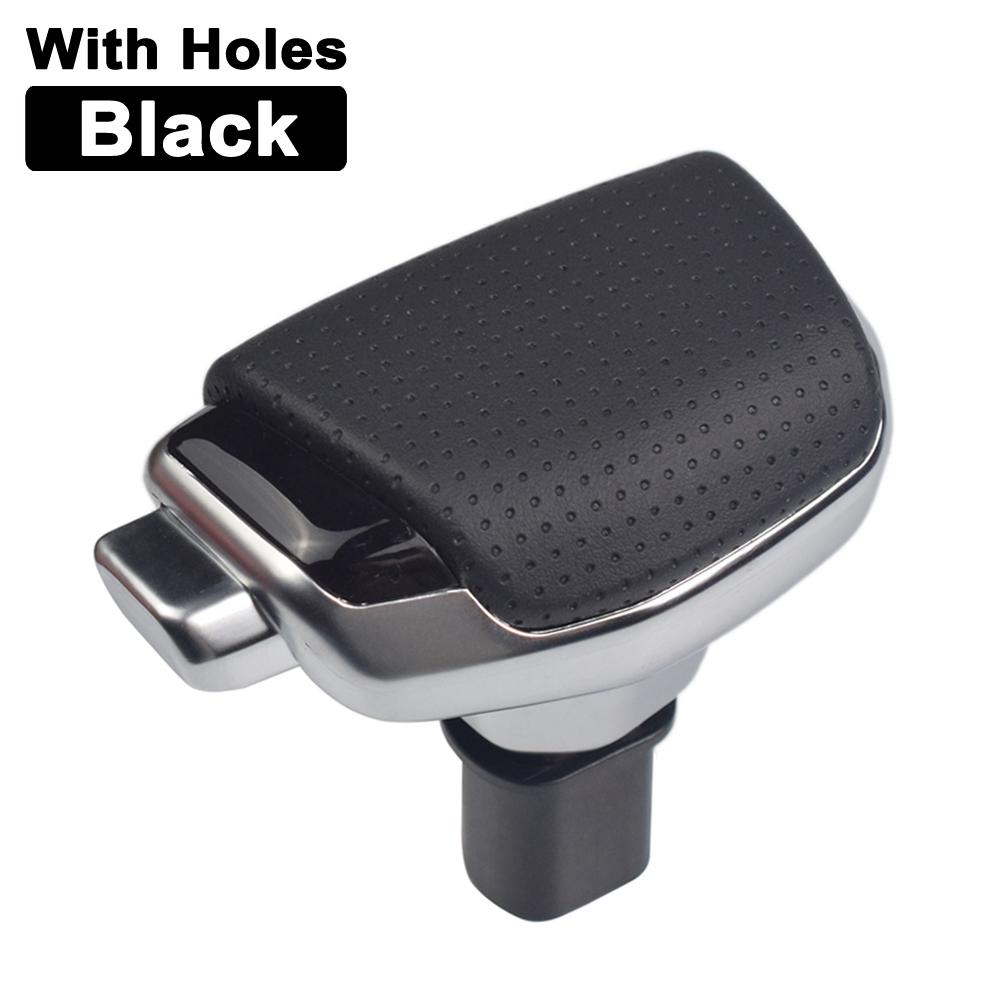 Carbon / Wood / Black Automatic AT Gear Shift Knob Lever Shifter Head For Hyundai Ix35 Ix25 Mistra Tucson Kia Sportage R K4 K3