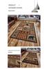 Retro Ethnic American Style Carpet for Living Room, Balcony & Bedroom