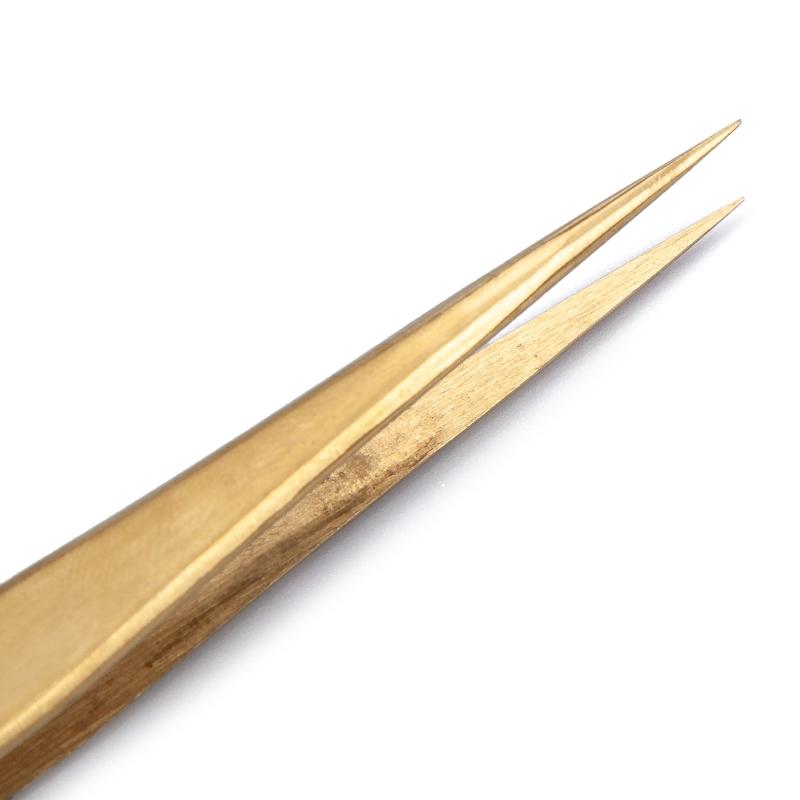 Eyelash Extension Tweezers Straight Curved Tweezers Classic & Volume Lashes Extensions Tweezers Dolphin/Golden