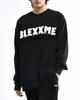 BLEXXME Onlyilove Oversize Fit Sweat Shirt Black